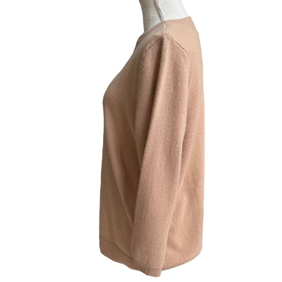 J. Crew Women's Brown  Round Neck Knitted Cashmere Sweater Size: M - Picture 2 of 9